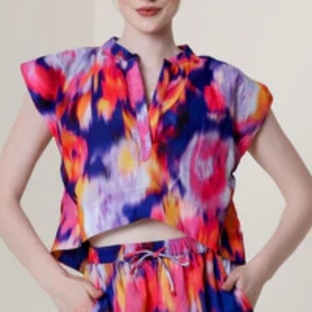 HT 360 Collective Deep Purple Crop Top. Sz: XS